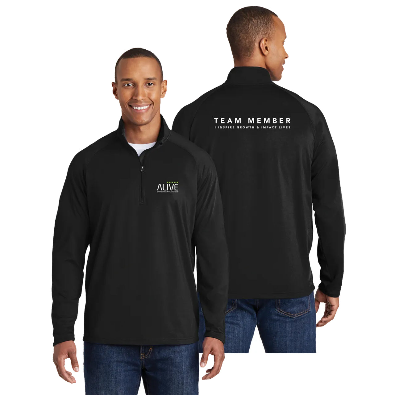 Alive Men's 1/2-Zip Pullover