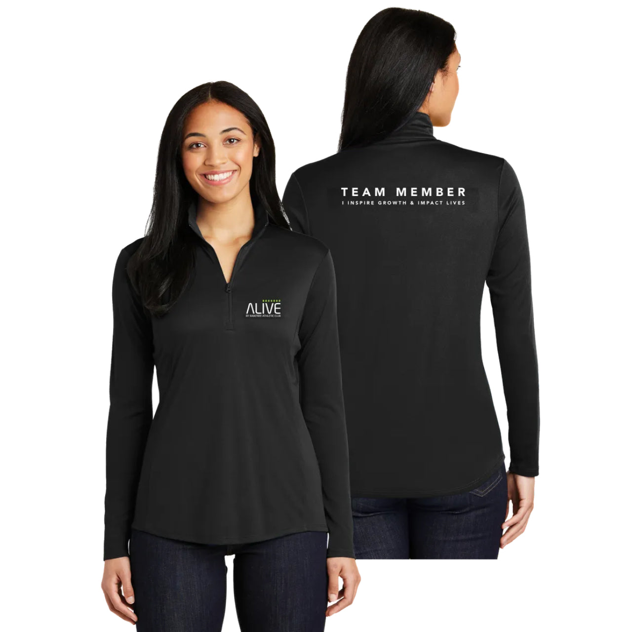 Alive Ladies 1/4-Zip Pullover