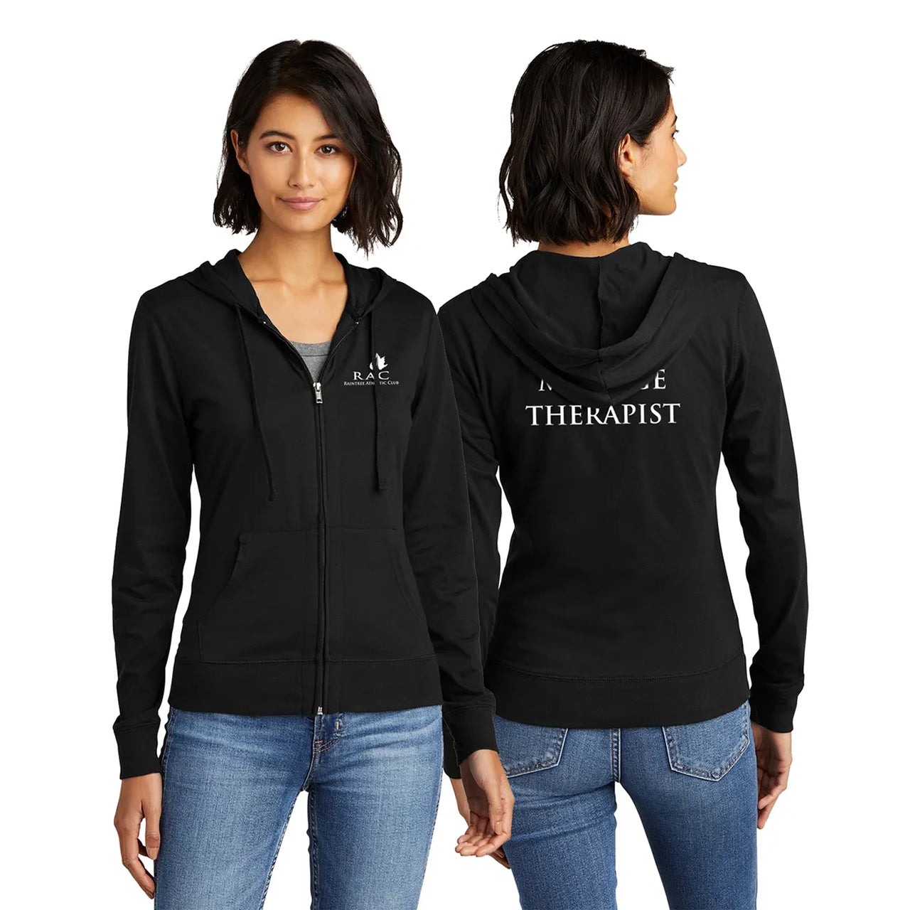 Radiance Ladies Fitted Jersey Full-Zip Hoodie